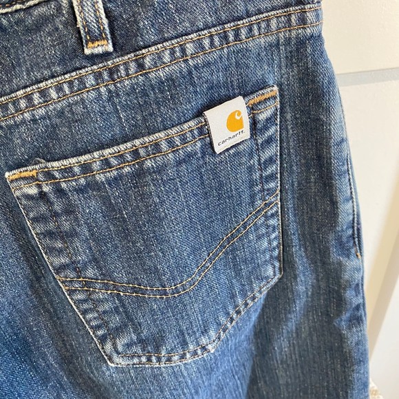 Carhartt Women’s Flannel Lined Straight Leg Relaxed Fit Jeans - Picture 5 of 8